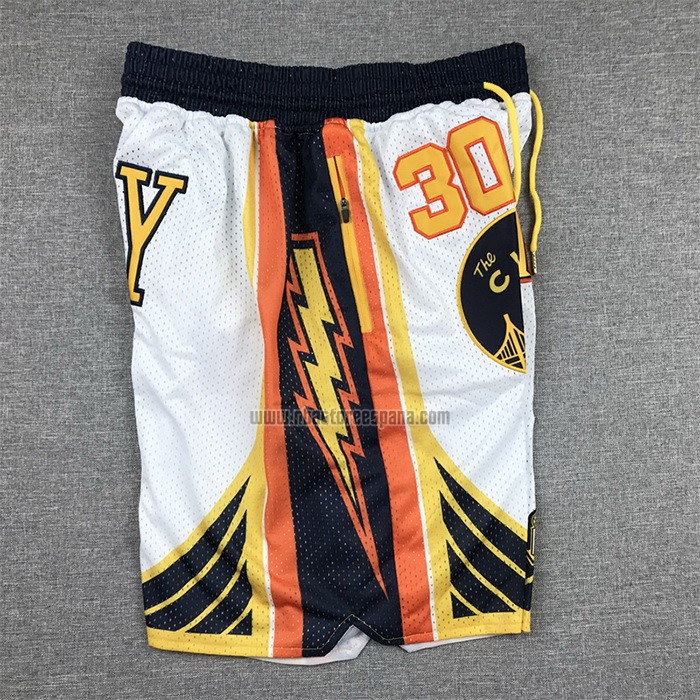 Pantalone Golden State Warriors Stephen Curry 2022 NBA Finals Blanco